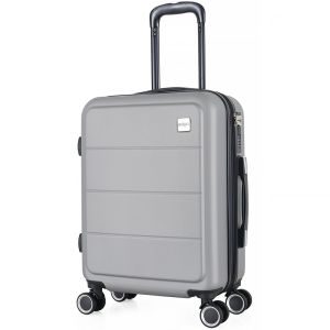 ΒΑΛΙΤΣΑ ΚΑΜΠΙΝΑΣ ABS ΜΕ 4 ΡΟΔΕΣ ΚΑΙ ΕΠΕΚΤΑΣΗ ΥΨΟΣ 55εκ. ΣΕ ΑΣΗΜΙ ΧΡΩΜΑ ANKOR