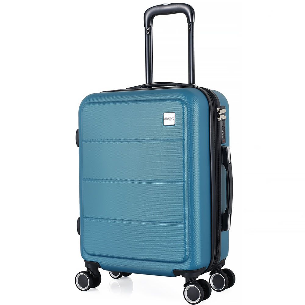 ΒΑΛΙΤΣΑ ΚΑΜΠΙΝΑΣ ABS ΜΕ 4 ΡΟΔΕΣ ΚΑΙ ΕΠΕΚΤΑΣΗ ΥΨΟΣ 55εκ. ΣΕ ΠΕΤΡΟΛ ΧΡΩΜΑ ANKOR