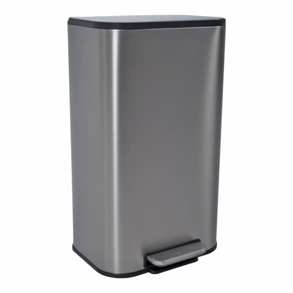 ΚΑΔΟΣ ΑΠΟΡΡΙΜΑΤΩΝ SOUL 30L SOFT CLOSE FINGER PRINT PROOF INOX ΜΑΤ ANKOR