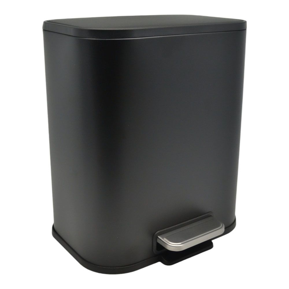 ΚΑΛΑΘΙ ΜΠΑΝΙΟΥ SOUL 5lt SOFT CLOSE ΜΕΤΑΛΛΙΚΟ ΜΑΥΡΟ ΜΑΤ ANKOR