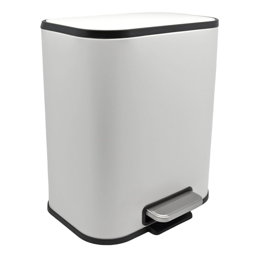 ΚΑΛΑΘΙ ΜΠΑΝΙΟΥ SOUL 5lt SOFT CLOSE ΜΕΤΑΛΛΙΚΟ ΑΣΠΡΟ ΜΑΤ ANKOR