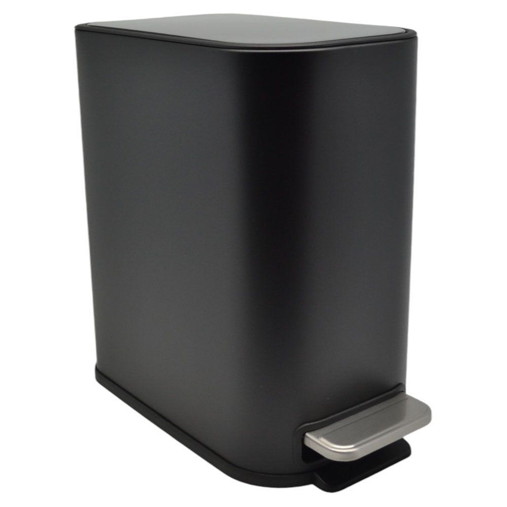 ΚΑΛΑΘΙ ΜΠΑΝΙΟΥ BELLO 5lt SOFT CLOSE SLIM  ΜΕΤΑΛΛΙΚΟ ΜΑΥΡΟ ΜΑΤ ANKOR