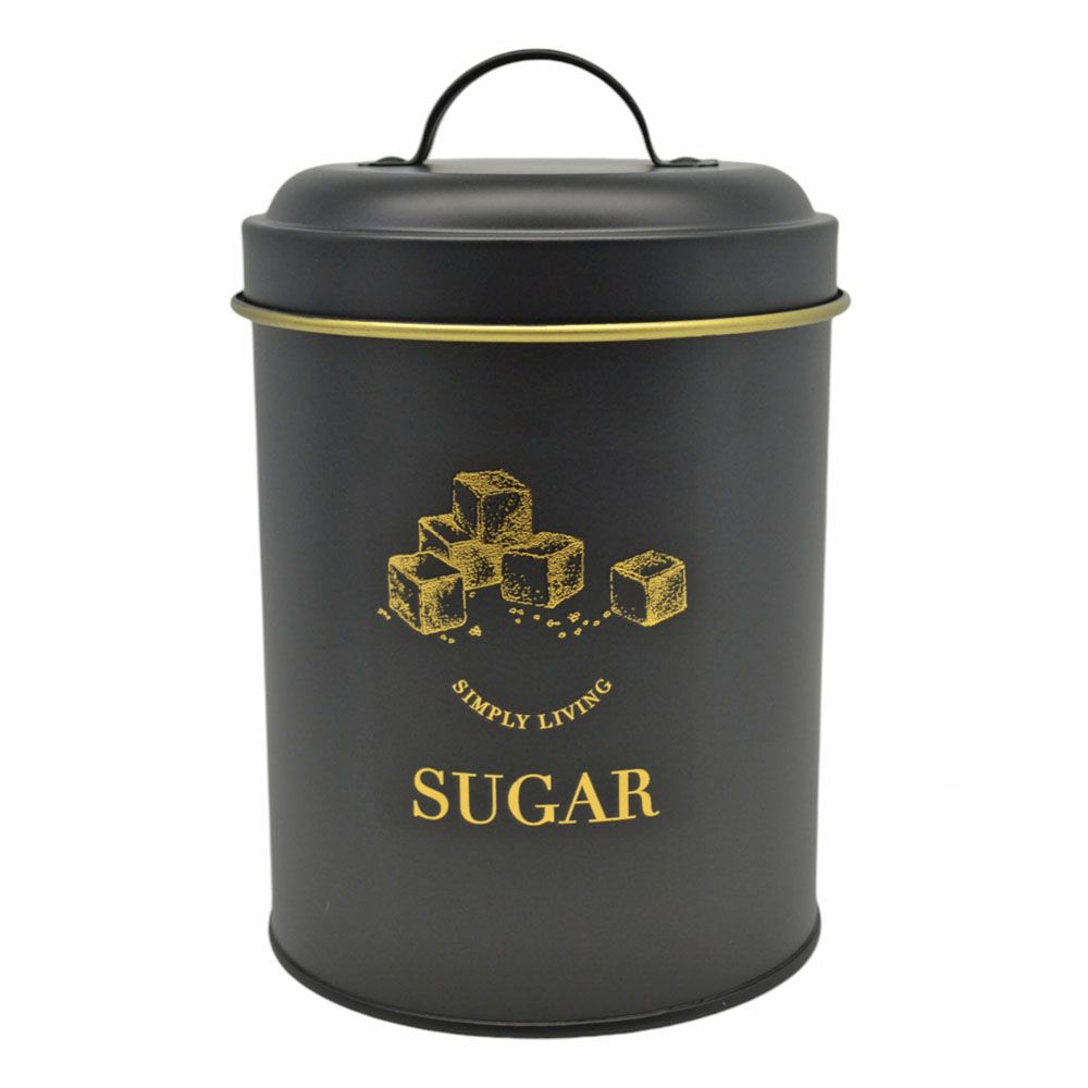 ΒΑΖΟ ΜΕΤΑΛΛΙΚΟ ΜΑΥΡΟ ΜΕ ΧΡΥΣΗ ΜΑΤ ΔΙΑΚΟΣΜΗΣΗ SUGAR 11,5x11,5x17εκ.ANKOR