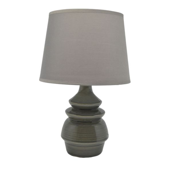 ΠΟΡΤΑΤΙΦ ΚΕΡΑΜΙΚΟ ΜΕ ΚΑΠΕΛΟ ΣΕ ΓΚΡΙ ΧΡΩΜΑ 22x9x34εκ. Ε14/ΜΑΧ 40W ANKOR