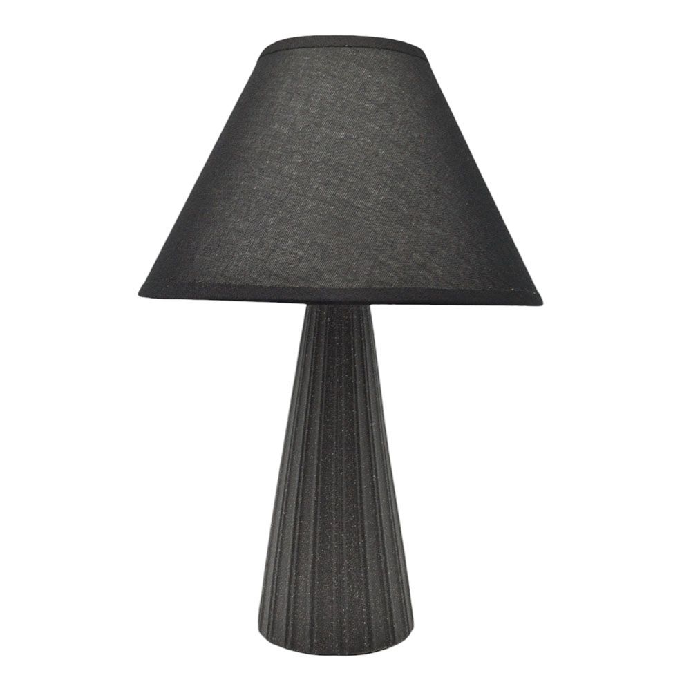 ΠΟΡΤΑΤΙΦ ΚΕΡΑΜΙΚΟ ΜΑΥΡΟ ΣΑΓΡΕ ΜΕ ΜΑΥΡΟ ΚΑΠΕΛΟ 24x10x35εκ. Ε14/ΜΑΧ 40W ANKOR