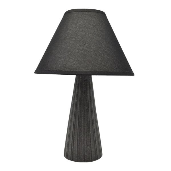 ΠΟΡΤΑΤΙΦ ΚΕΡΑΜΙΚΟ ΜΑΥΡΟ ΣΑΓΡΕ ΜΕ ΜΑΥΡΟ ΚΑΠΕΛΟ 24x10x35εκ. Ε14/ΜΑΧ 40W ANKOR