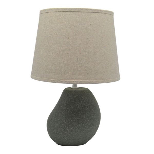 ΠΟΡΤΑΤΙΦ ΚΕΡΑΜΙΚΟ ΓΚΡΙ ΣΑΓΡΕ ΜΕ ΜΠΕΖ ΚΑΠΕΛΟ 22x9x32εκ. Ε14/ΜΑΧ 40W ANKOR