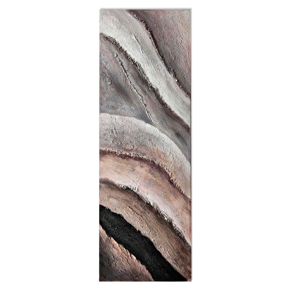 ΠΙΝΑΚΑΣ ΕΛΑΙΟΓΡΑΦΙΑ ΣΕ ΤΥΠΩΜΕΝΟ ΚΑΜΒΑ ΚΥΜΑΤΙΣΤΑ ΣΧΗΜΑΤΑ 30x90εκ. ANKOR