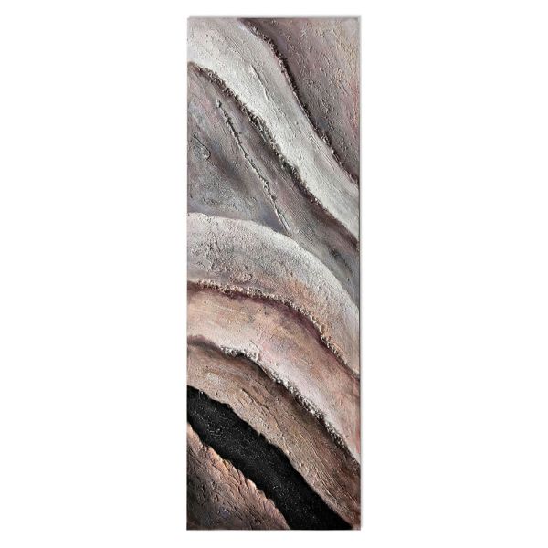 ΠΙΝΑΚΑΣ ΕΛΑΙΟΓΡΑΦΙΑ ΣΕ ΤΥΠΩΜΕΝΟ ΚΑΜΒΑ ΚΥΜΑΤΙΣΤΑ ΣΧΗΜΑΤΑ 30x90εκ. ANKOR