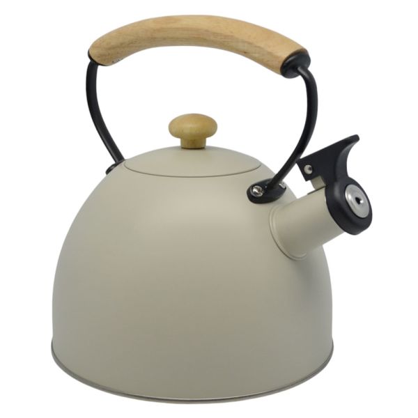 ΤΣΑΓΙΕΡΑ ΑΝΟΞΕΙΔΩΤΗ ΣΕ ΜΠΕΖ ΧΡΩΜΑ 2,5lt ΜΕ ΞΥΛΙΝΗ ΛΑΒΗ ANKOR