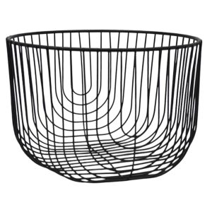 ΦΡΟΥΤΙΕΡΑ ΜΕΤΑΛΛΙΚΗ ΣΕ ΜΑΥΡΟ ΜΑΤ ΧΡΩΜΑ 20,5x20,5x13,5εκ.ANKOR