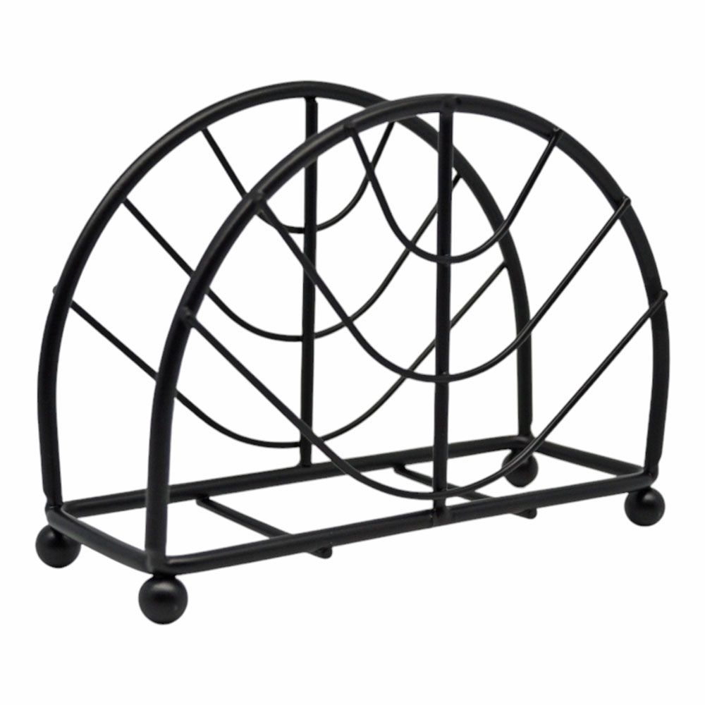 ΧΑΡΤΟΠΕΤΣΕΤΟΘΗΚΗ ΜΕΤΑΛΛΙΚΗ ΣΕ ΜΑΥΡΟ ΜΑΤ ΧΡΩΜΑ 13,5x5x10,5εκ.ANKOR