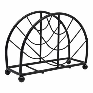 ΧΑΡΤΟΠΕΤΣΕΤΟΘΗΚΗ ΜΕΤΑΛΛΙΚΗ ΣΕ ΜΑΥΡΟ ΜΑΤ ΧΡΩΜΑ 13,5x5x10,5εκ.ANKOR