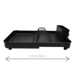 ΠΙΑΤΟΘΗΚΗ ΜΕΤΑΛΛΙΚΗ ΕΠΕΚΤΕΙΝΟΜΕΝΗ ΜΑΥΡΗ ΜΑΤ 32-52,5x35,5x16εκ. ANKOR