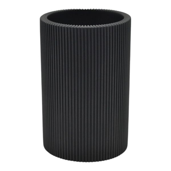 ΠΟΤΗΡΟΘΗΚΗ ΠΟΛΥΕΣΤΕΡΙΚΗ ΡΙΓΕ ΣΕ ΜΑΥΡΟ ΜΑΤ ΧΡΩΜΑ  7,5x7,7x11,7εκ.ANKOR