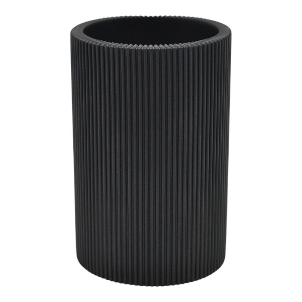 ΠΟΤΗΡΟΘΗΚΗ ΠΟΛΥΕΣΤΕΡΙΚΗ ΡΙΓΕ ΣΕ ΜΑΥΡΟ ΜΑΤ ΧΡΩΜΑ  7,5x7,7x11,7εκ.ANKOR