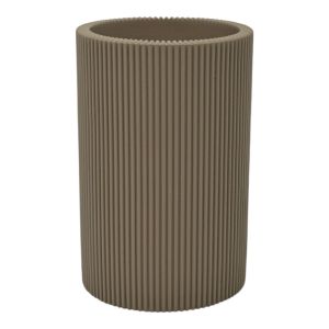 ΠΟΤΗΡΟΘΗΚΗ ΠΟΛΥΕΣΤΕΡΙΚΗ ΡΙΓΕ ΣΕ TAUPE ΜΑΤ ΧΡΩΜΑ  7,5x7,7x11,7εκ.ANKOR