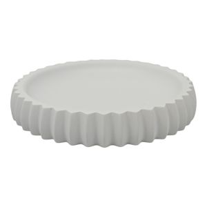 ΣΑΠΟΥΝΟΘΗΚΗ ΠΟΛΥΕΣΤΕΡΙΚΗ ΡΙΓΕ ΣΕ ΑΣΠΡΟ ΜΑΤ ΧΡΩΜΑ 11,1x11,1x2εκ.ANKOR