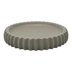 ΣΑΠΟΥΝΟΘΗΚΗ ΠΟΛΥΕΣΤΕΡΙΚΗ ΡΙΓΕ ΣΕ TAUPE ΜΑΤ ΧΡΩΜΑ 11,1x11,1x2εκ.ANKOR