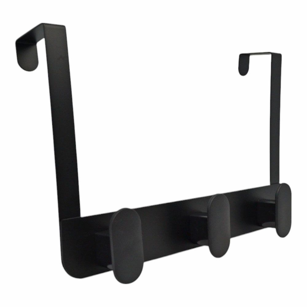 ΚΡΕΜΑΣΤΡΑ ΠΟΡΤΑΣ 3 ΘΕΣΕΩΝ ΜΕΤΑΛΛΙΚΗ ΣΕ ΜΑΥΡΟ MAT ΧΡΩΜΑ 30x3x20εκ. ANKOR