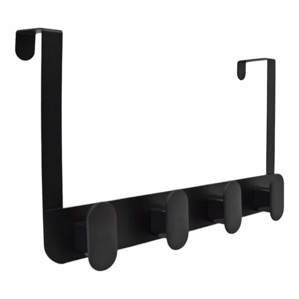 ΚΡΕΜΑΣΤΡΑ ΠΟΡΤΑΣ 4 ΘΕΣΕΩΝ ΜΕΤΑΛΛΙΚΗ ΣΕ ΜΑΥΡΟ MAT ΧΡΩΜΑ 35x3x20εκ. ANKOR