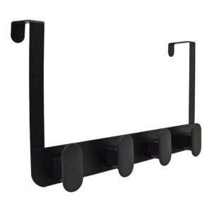 ΚΡΕΜΑΣΤΡΑ ΠΟΡΤΑΣ 4 ΘΕΣΕΩΝ ΜΕΤΑΛΛΙΚΗ ΣΕ ΜΑΥΡΟ MAT ΧΡΩΜΑ 35x3x20εκ. ANKOR