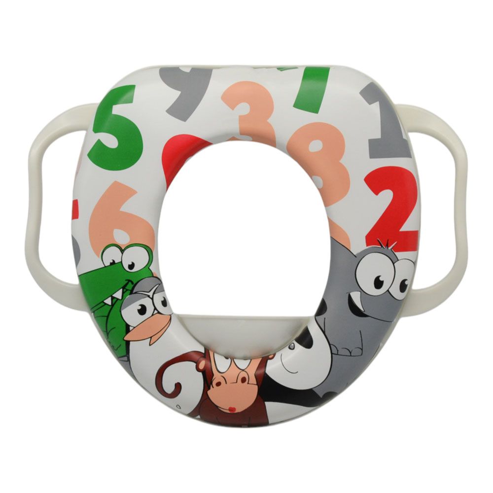 ΚΑΠΑΚΙ ΤΟΥΑΛΕΤΑΣ ΠΑΙΔΙΚΟ ΠΛΑΣΤΙΚΟ ΜΕ ΜΑΞΙΛΑΡΑΚΙ ΚΑΙ ΣΧΕΔΙΟ ΑΡΙΘΜΟΥΣ 29,5x35x 6,5εκ. ANKOR