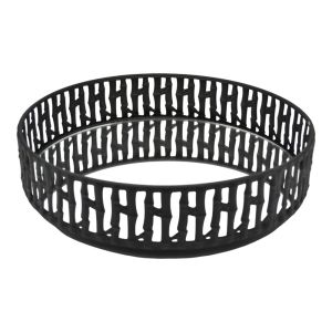 ΔΙΑΚΟΣΜΗΤΙΚΟΣ ΔΙΣΚΟΣ ΜΕΤΑΛΛΙΚΟΣ ΣΕ ΜΑΥΡΟ ΧΡΩΜΑ ΜΕ ΚΑΘΡΕΦΤΗ 24,5x24,5x5εκ. ANKOR