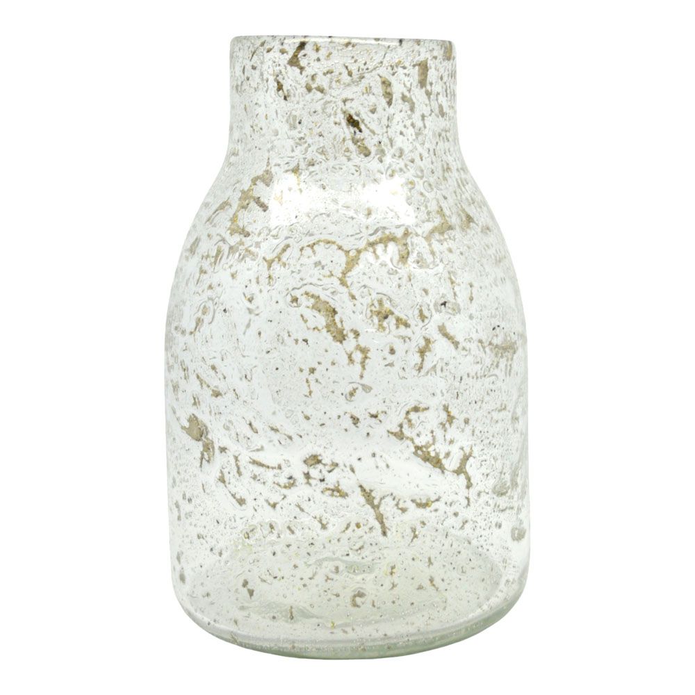 ΒΑΖΟ ΓΥΑΛΙΝΟ ΑΠΟ ΦΥΣΗΤΟ ΓΥΑΛΙ ΔΙΑΦΑΝΟ 16x16x24,5εκ. ANKOR