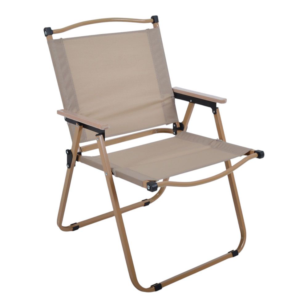 ΚΑΡΕΚΛΑ ΜΕΤΑΛΛΙΚΗ ΠΤΥΣΣΟΜΕΝΗ ΣΕ ΜΠΕΖ ΧΡΩΜΑ 54x53x80εκ.ANKOR