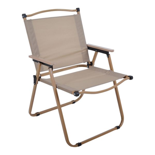 ΚΑΡΕΚΛΑ ΜΕΤΑΛΛΙΚΗ ΠΤΥΣΣΟΜΕΝΗ ΣΕ ΜΠΕΖ ΧΡΩΜΑ 54x53x80εκ.ANKOR