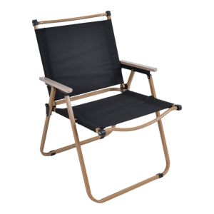 ΚΑΡΕΚΛΑ ΜΕΤΑΛΛΙΚΗ ΠΤΥΣΣΟΜΕΝΗ ΣΕ ΜΠΕΖ ΚΑΙ ΜΑΥΡΟ ΧΡΩΜΑ 54x53x80εκ.ANKOR