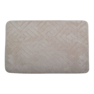 ΠΑΤΑΚΙ ΜΠΑΝΙΟΥ MEMORY FOAM ΣΕ ΜΠΕΖ ΧΡΩΜΑ ΜΕ PVC ΠΛΑΤΗ 50x80εκ.ANKOR