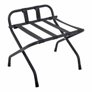 ΒΑΣΗ ΓΙΑ ΒΑΛΙΤΣΕΣ ΜΕΤΑΛΛΙΚΗ  ΜΕ ΙΜΑΝΤΕΣ ΑΝΑΔΙΠΛΟΥΜΕΝΗ ΜΕ ΠΛΑΤΗ ΣΕ ΜΑΥΡΟ ΜΑΤ ΧΡΩΜΑ 54x44x52εκ. ANKOR