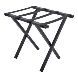 ΒΑΣΗ ΓΙΑ ΒΑΛΙΤΣΕΣ ΜΕΤΑΛΛΙΚΗ  ΜΕ ΙΜΑΝΤΕΣ ΑΝΑΔΙΠΛΟΥΜΕΝΗ ΣΕ ΜΑΥΡΟ ΜΑΤ ΧΡΩΜΑ 54x44x51εκ. ANKOR