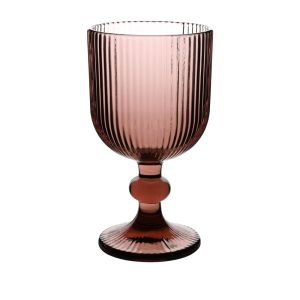 ΣΕΤ 6 ΤΜΧ ΠΟΤΗΡΙΑ ΓΥΑΛΙΝΑ  ΚΟΛΟΝΑΤΑ 235ml ΣΕ ΜΩΒ ΧΡΩΜΑ ANKOR