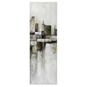 ΠΙΝΑΚΑΣ ΕΛΑΙΟΓΡΑΦΙΑ ΣΕ ΤΥΠΩΜΕΝΟ ΚΑΜΒΑ ΜΕ ΣΧΕΔΙΟ ΑΦΗΡΗΜΕΝΟ ΤΟΠΙΟ 30x90εκ. ANKOR