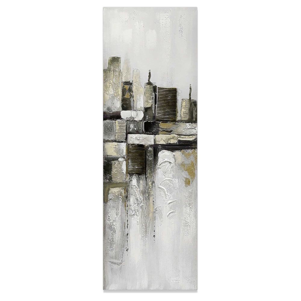 ΠΙΝΑΚΑΣ ΕΛΑΙΟΓΡΑΦΙΑ ΣΕ ΤΥΠΩΜΕΝΟ ΚΑΜΒΑ ΜΕ ΣΧΕΔΙΟ ΑΦΗΡΗΜΕΝΟ ΤΟΠΙΟ 30x90εκ. ANKOR