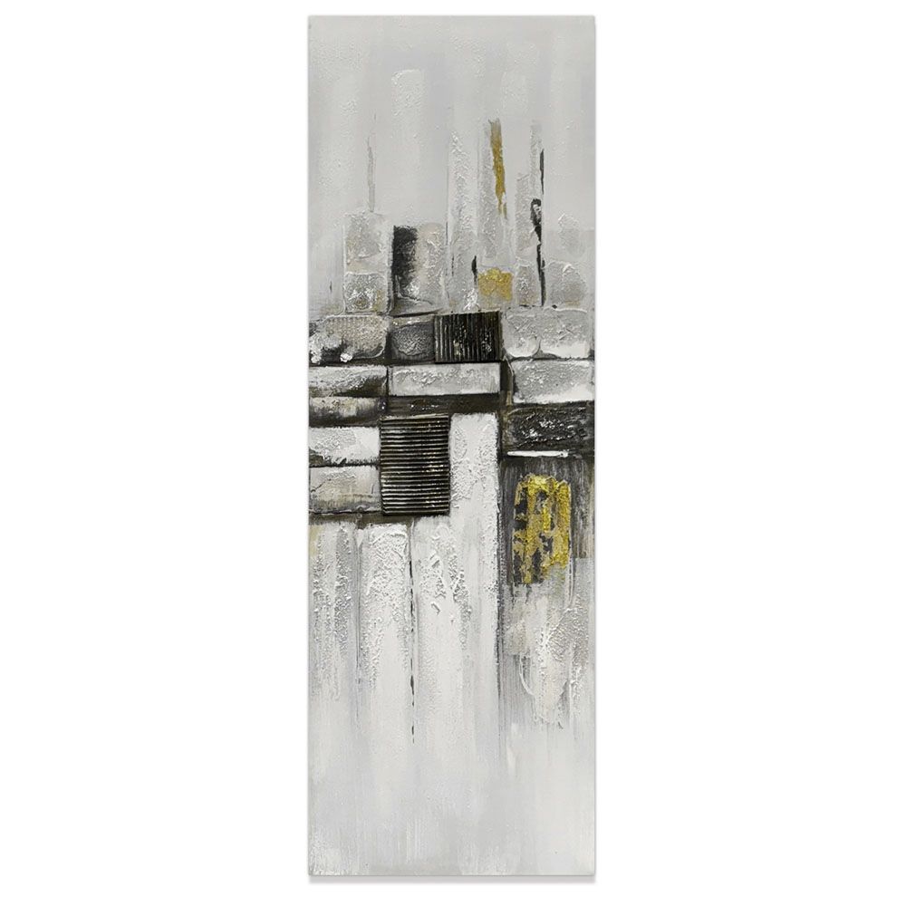 ΠΙΝΑΚΑΣ ΕΛΑΙΟΓΡΑΦΙΑ ΣΕ ΤΥΠΩΜΕΝΟ ΚΑΜΒΑ ΜΕ ΣΧΕΔΙΟ ΑΦΗΡΗΜΕΝΟ ΤΟΠΙΟ 30x90εκ. ANKOR