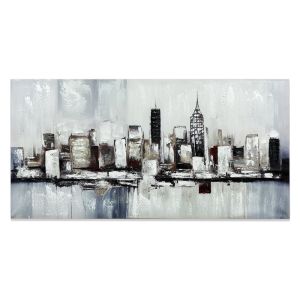 ΠΙΝΑΚΑΣ ΕΛΑΙΟΓΡΑΦΙΑ ΣΕ ΤΥΠΩΜΕΝΟ ΚΑΜΒΑ ΜΕ ΣΧΕΔΙΟ ΑΣΤΙΚΟ ΤΟΠΙΟ 120x60εκ. ANKOR