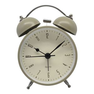 ΞΥΠΝΗΤΗΡΙ ΜΕΤΑΛΛΙΚΟ ΑΘΟΡΥΒΟ ΡΕΤΡΟ ΣΕ TAUPE ΜΑΤ ΧΡΩΜΑ 8,5x5x11,8εκ. ANKOR