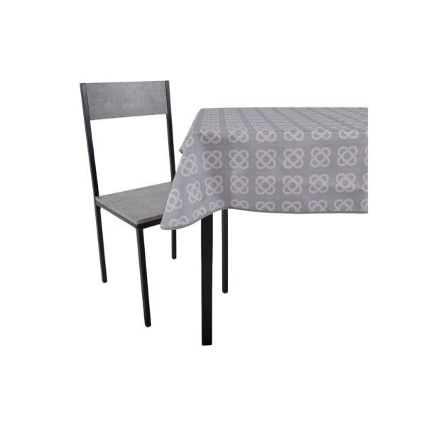 ΤΡΑΠΕΖΟΜΑΝΤΗΛΟ ΑΛΕΚΙΑΣΤΟ 140x180εκ.ΓΕΩΜΕΤΡΙΚΟ ΜΟΤΙΒΟ ΣΕ ΓΚΡΙ ΧΡΩΜΑ ANKOR