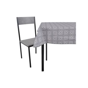 ΤΡΑΠΕΖΟΜΑΝΤΗΛΟ ΑΛΕΚΙΑΣΤΟ 140x180εκ.ΓΕΩΜΕΤΡΙΚΟ ΜΟΤΙΒΟ ΣΕ ΓΚΡΙ ΧΡΩΜΑ ANKOR