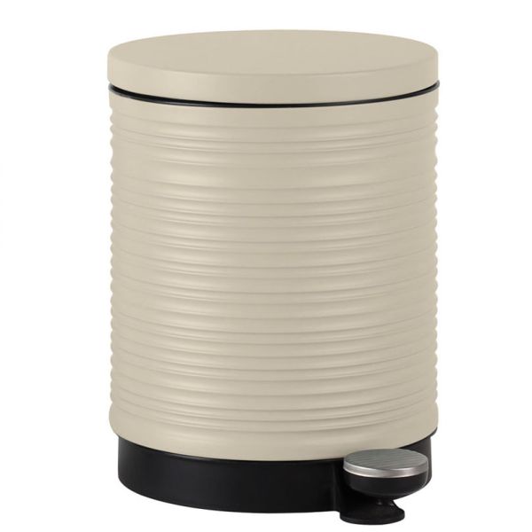 ΚΑΛΑΘΙ ΜΠΑΝΙΟΥ 5lt ΜΕΤΑΛΛΙΚΟ ΡΙΓΕ ΣΕ ΧΡΩΜΑ ΜΠΕΖ ΜΑΤ SOFT CLOSE ANKOR