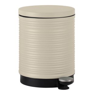 ΚΑΛΑΘΙ ΜΠΑΝΙΟΥ 5lt ΜΕΤΑΛΛΙΚΟ ΡΙΓΕ ΣΕ ΧΡΩΜΑ ΜΠΕΖ ΜΑΤ SOFT CLOSE ANKOR