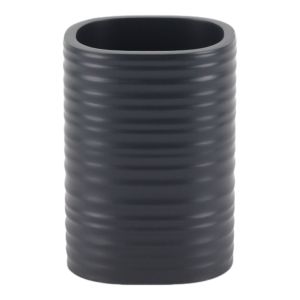 ΠΟΤΗΡΟΘΗΚΗ ΠΟΛΥΕΣΤΕΡΙΚΗ ΡΙΓΕ ΣΕ ΧΡΩΜΑ ΑΝΘΡΑΚΙ ΜΑΤ 7,6x6,7x10,6εκ.ANKOR