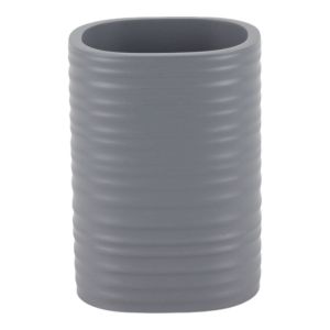 ΠΟΤΗΡΟΘΗΚΗ ΠΟΛΥΕΣΤΕΡΙΚΗ ΡΙΓΕ ΣΕ ΧΡΩΜΑ ΓΚΡΙ ΜΑΤ 7,6x6,7x10,6εκ.ANKOR