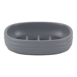 ΣΑΠΟΥΝΟΘΗΚΗ ΠΟΛΥΕΣΤΕΡΙΚΗ ΡΙΓΕ ΣΕ ΧΡΩΜΑ ΓΚΡΙ ΜΑΤ 11,8x9,3x3εκ. ANKOR