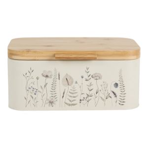 ΨΩΜΙΕΡΑ ΜΕΤΑΛΛΙΚΗ ΜΠΕΖ ΜΕ ΜΠΑΜΠΟΥ ΚΑΠΑΚΙ ΚΑΙ ΣΧΕΔΙΟ ΛΟΥΛΟΥΔΙΑ 30x19,8x13,4εκ. ANKOR