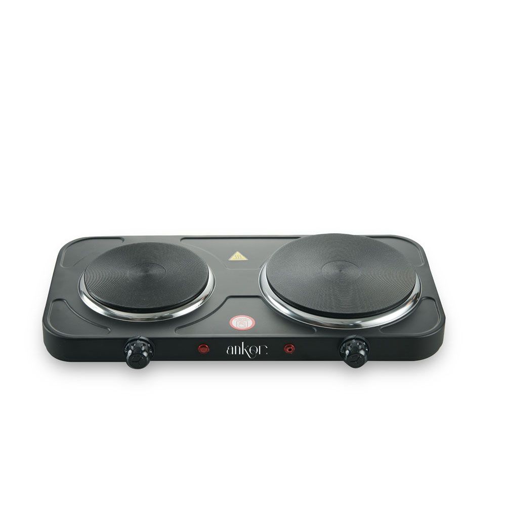 ΕΣΤΙΑ ΗΛΕΚΤΡΙΚΗ ΔΥΟ ΘΕΣΕΩΝ ΕΜΑΓΙΑ 1000W & 1500W ΣΕ ΜΑΥΡΟ ΜΑΤ ΧΡΩΜΑ ANKOR